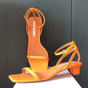 & Other Stories Orange Summer Sandals